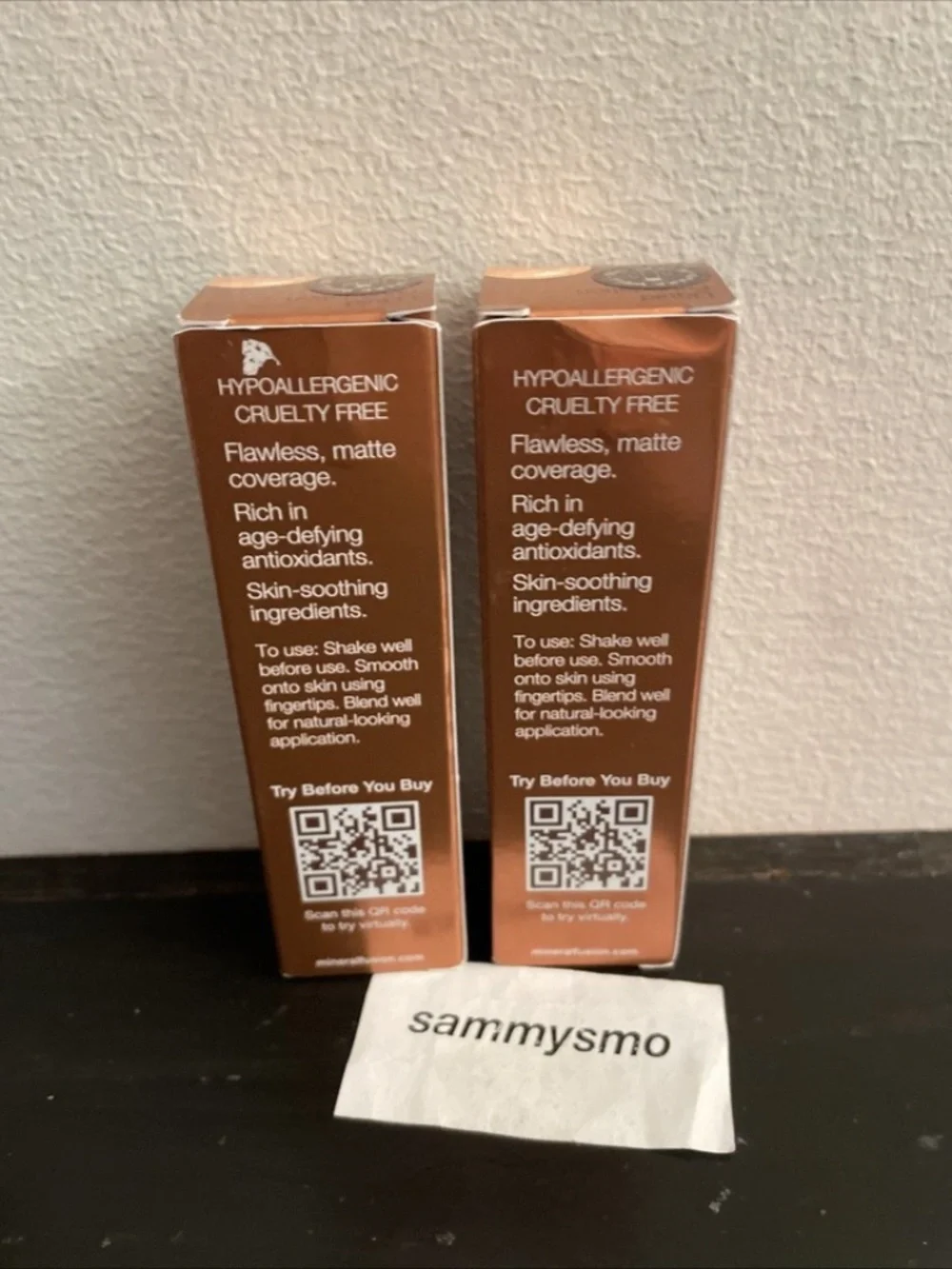 Mineral Fusion Liquid Foundation, Full Coverage Warm 1 - Fair, 1 fl oz x2
